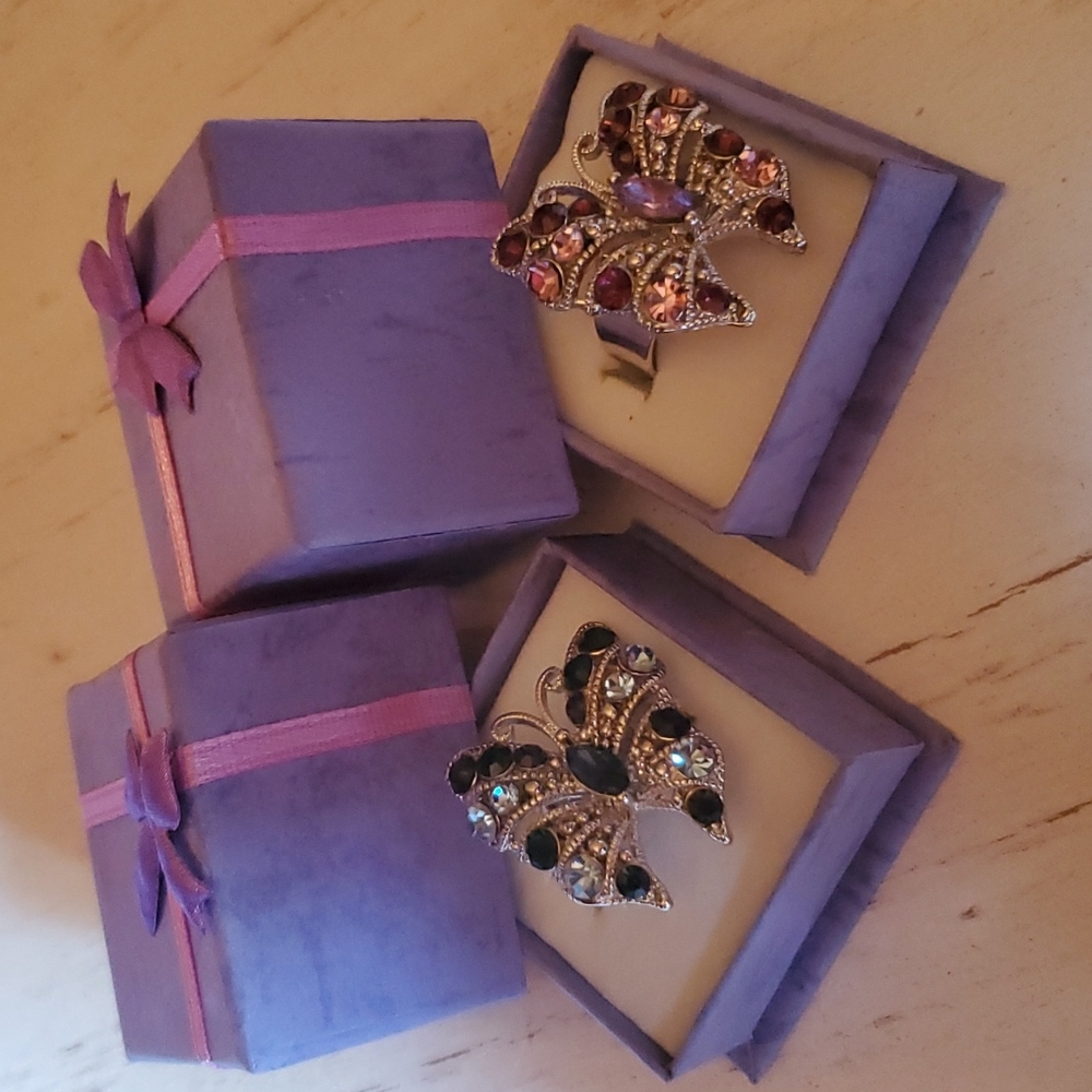 Butterfly Rings 🦋 - Picture 4 of 7